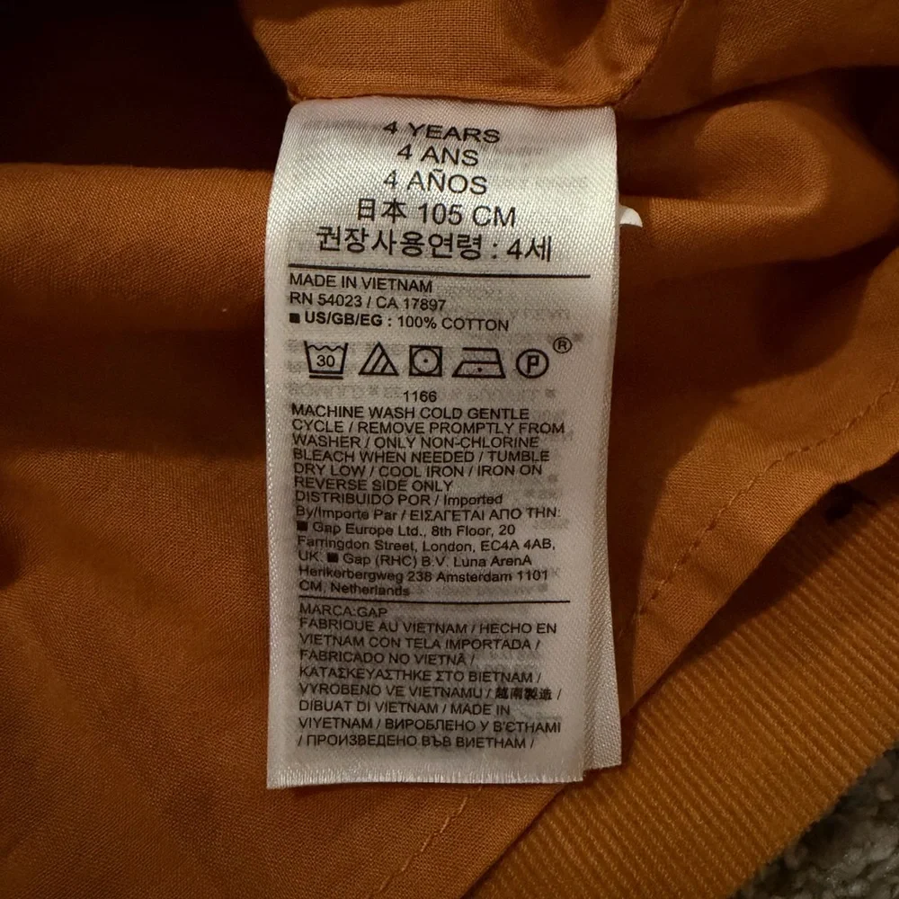 Old Navy Brown‎ Corduroy Dress with White Top